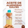 Aceite Almendras Dulces 1000 Ml 100 Natural Cuerpo Cabello