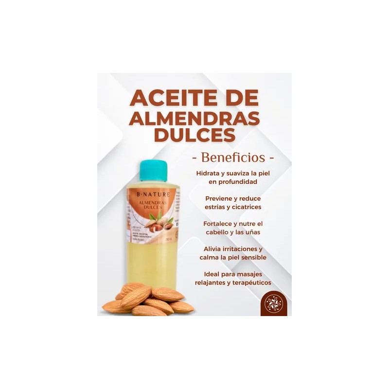 Aceite Almendras Dulces 1000 Ml 100 Natural Cuerpo Cabello