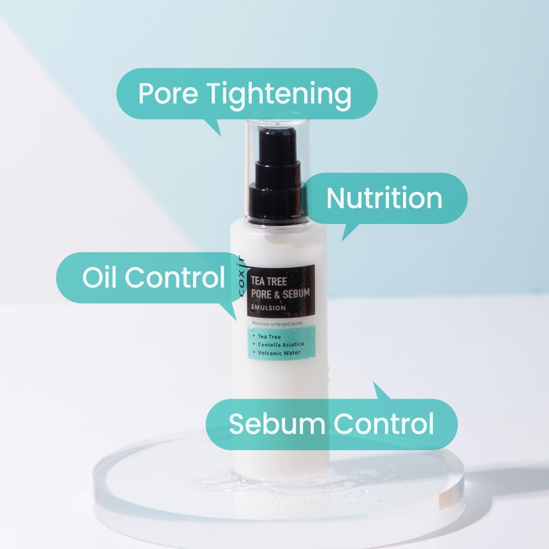 COXIR Tea Tree Oil Pores and Sebum Emulsion (100 ml,