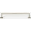 Cabinet Pull Hardware Finish: Satin Nickel, Size: 6"