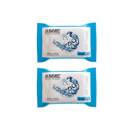 DR.Rashel Ice Fresh Pack of 2 Face Wipes, Enriched with goodness of Menthol and Aloe Vera Extract | For Multi purpose use | Gives Refreshing and Glowing Skin.(25 pc x 2)