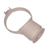 Floplast Soil Pipe White Strap Boss with 43mm Solvent Boss