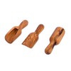 Olive Wood Scoop/Shovel - Set of Three 7.5cm (Extra Small