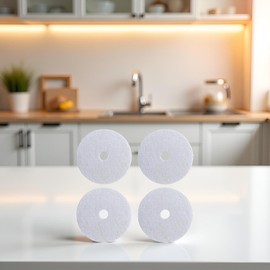 10 Pcs White Universal Cloth Dryer Exhaust Filter Portable Dryer Replacement Lint Filter Air Intake Paper Filters for Chef Dryer, Dryer Replacement Parts, Dryer Parts and Accessories (227 x 33 mm)