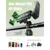 LISEN Bike Phone Holder Mount, [Military Grade Anti-Vibration ＆ Drop-Proof