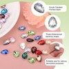 sourcing map 50Pcs 13 x 18 mm Teardrop Rhinestones Acrylic