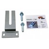 High Z-Bracket, 1 in, Stainless Steel