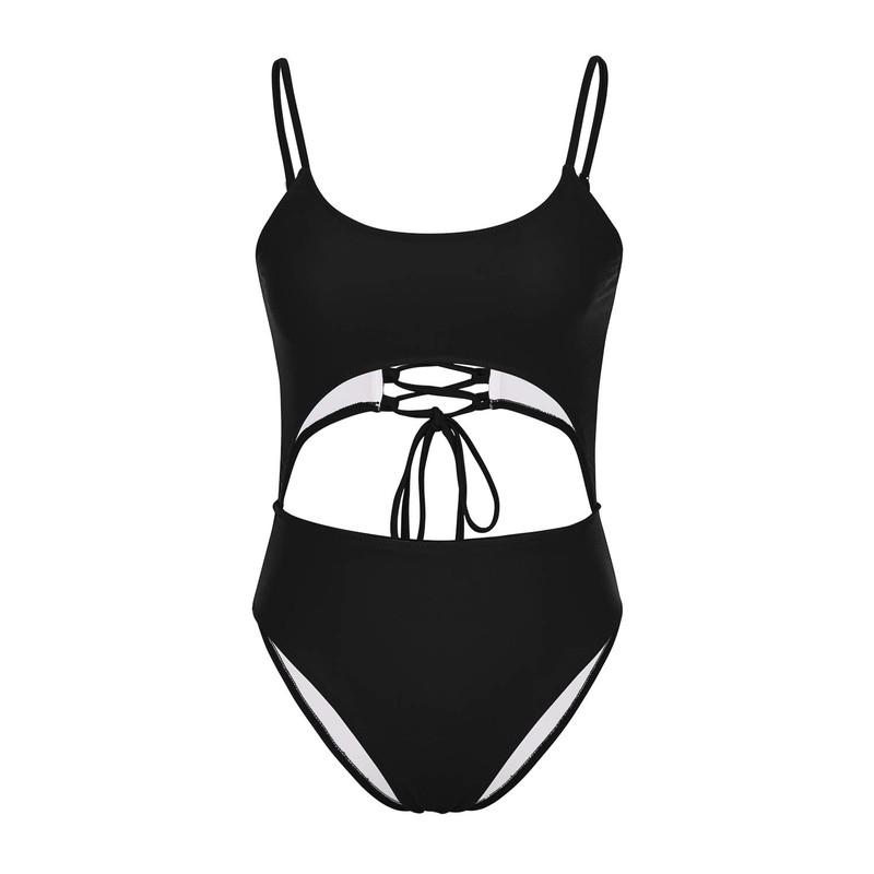 Meyeeka - Traje de baño monokini de una pieza con