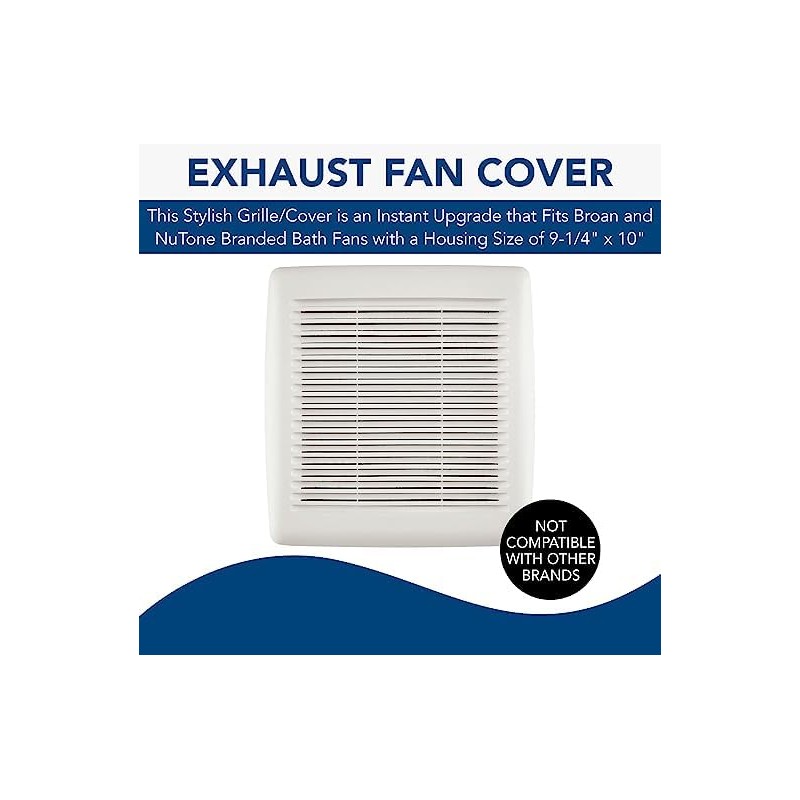 Broan-NuTone FGR300 Replacement Grille Cover for Roomside Series Bathroom Ventilation