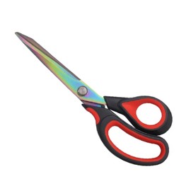FUZVOL Fabric Scissors,Dressmaking Sewing Scissors Heavy Duty with Sharp Multicoloured Coating Blade,Comfort Grip Craft Scissors for Cutting Fabric Leather Tailor Dressmaking&Paper