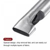 sourcing map Oval Hole Punch 6x25mm Leather Hollow Cutter Oblong