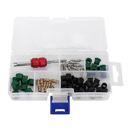 A C Valve Core Repair Kit Valve Core Removal Tool Set AC Manifold Hose Gasket for Car Air Conditioning