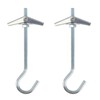 2Pcs Ceiling Hooks for Hanging Plants Wing Spring Toggle Hook