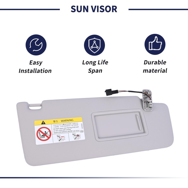 Magimaker Passenger Side Sun Visor Fit for Volkswagen Tiguan 2018