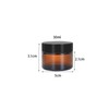 MORICOH 4Pack 30ml Empty Plastic Cosmetic Jars, Refillable Cosmetic Face