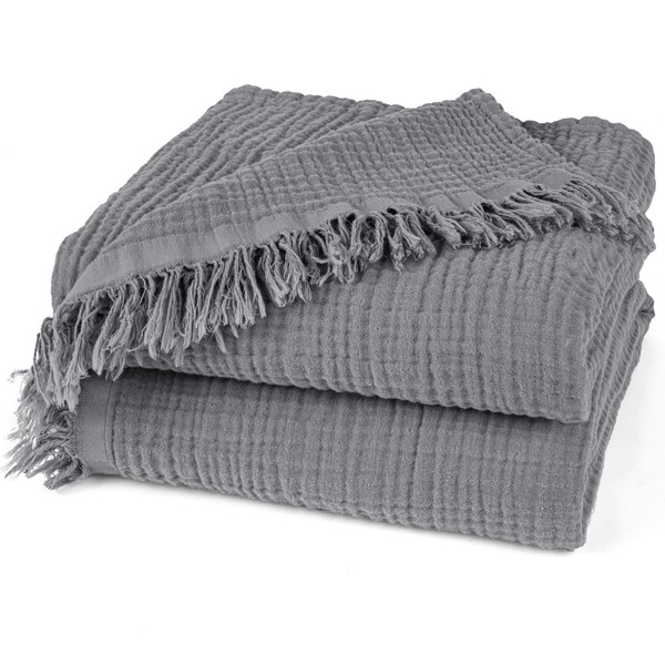 Pure Label Muslin Blanket, 150 x 200 cm, Oeko-Tex Certified,