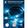 Ledagic 100ft Outdoor Led Strip Lights Waterproof, Ip68 Outside Led