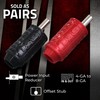 DS18 Amp Input Reducers with Offset Stub & Red/Black Silicone