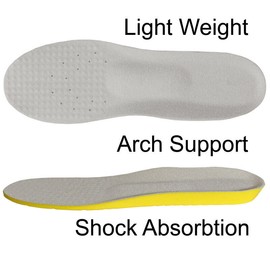 Golden Leaves Memory Foam Orthotic Shoes Insoles Arch Support Inserts Pads Men 8 - 12