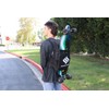 Shark Wheel Backpack, Black Skateboarding Back Pack with Phone and