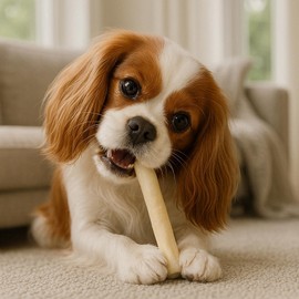 Pet Factory 100% Made in USA Beefhide 5" Chip Rolls Dog Chew Treats - Natural Flavor, 22 Count/1 Pack