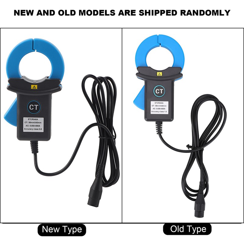 Clamp Current Sensor Leakage Detection Electrical Industrial Measuring Instrument Blue