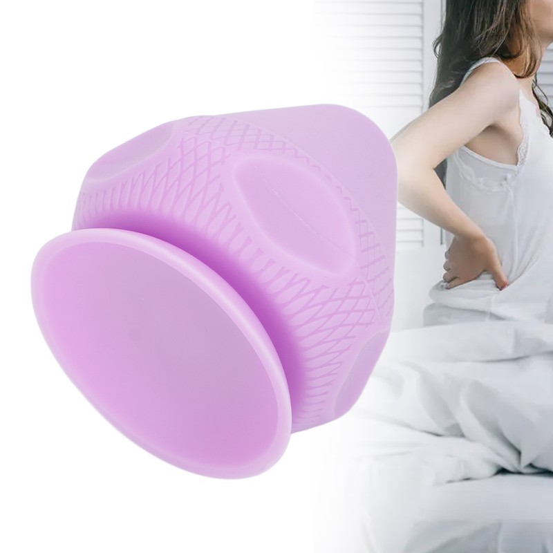 Massage Ball Absorption Fine Workmanship Ergonomically Silicone Manual Massage BallPurple
