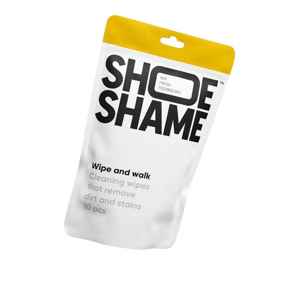 SHOE SHAME Sneaker Cleaner, Cleaning Sheet, 10 Pieces