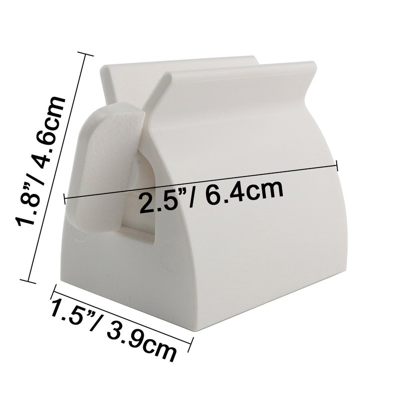 Ogrmar 2PCS Rolling Tube Toothpaste Squeezer Toothpaste Seat Holder Stand