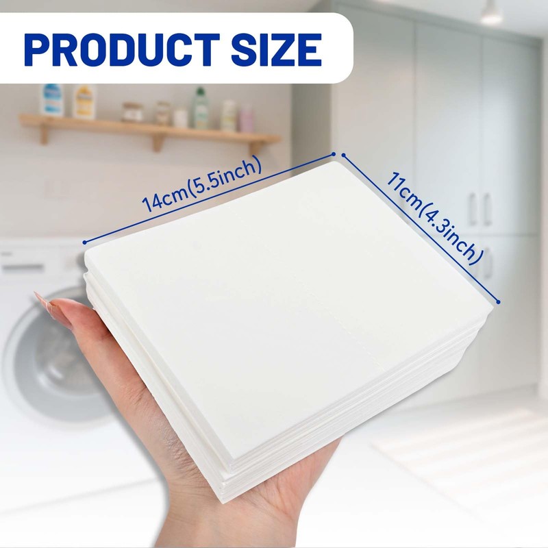 120PCS Luxury Laundry Detergent Sheets - Deep Clean Stain Fighting