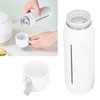 310ml Glass Cup with Lid Portable Dual Purpose Water Mug