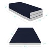 Best Choice Products 4in Portable Full-Size Mattress, Folding Mattress Topper
