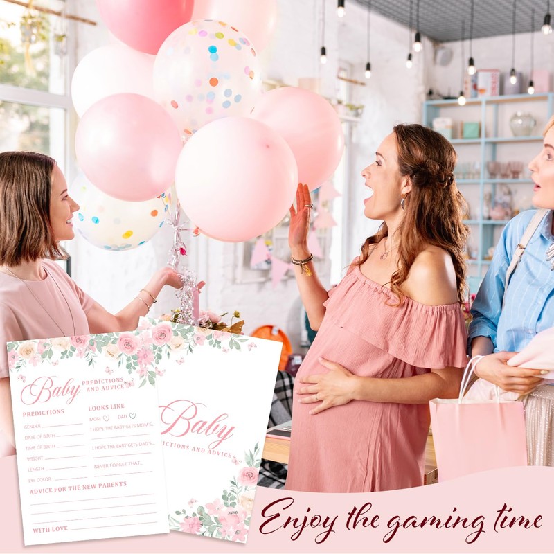 Kaderas Baby Prediction and Advice Baby Shower Game Cards for