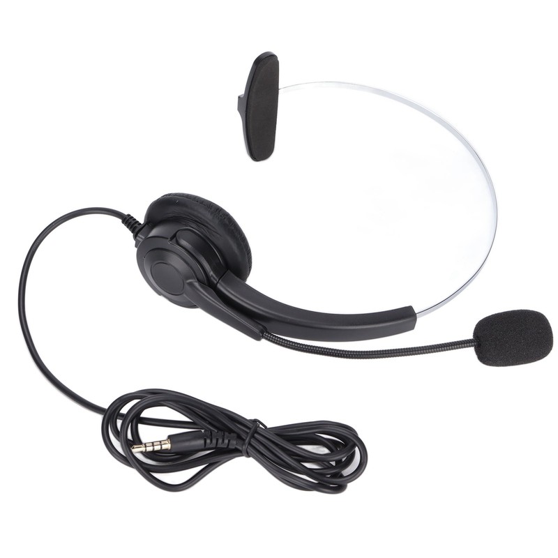 USB Headset 3.5mm Computer Headphone with Microphone Noise Cancelling for