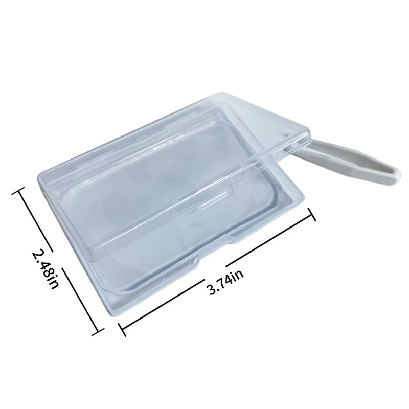 Manqianxun false eyelash adhesive storage box. Portable dust-proof transparent false