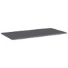 YLIEHS Versatile High Gloss Gray Bookshelf Boards for Smart Storage