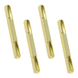 VYH Replacement Andersen Door Handle Spindle, 3-3/4 Long, Compatible with Andersen Patio Doors, Storm Door Handle Replacement Spindle 2579830 (4, Colored zinc)