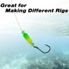 Alwonder 100 Pk Bulk Fishing Rig Floats, Yellow, Small Size