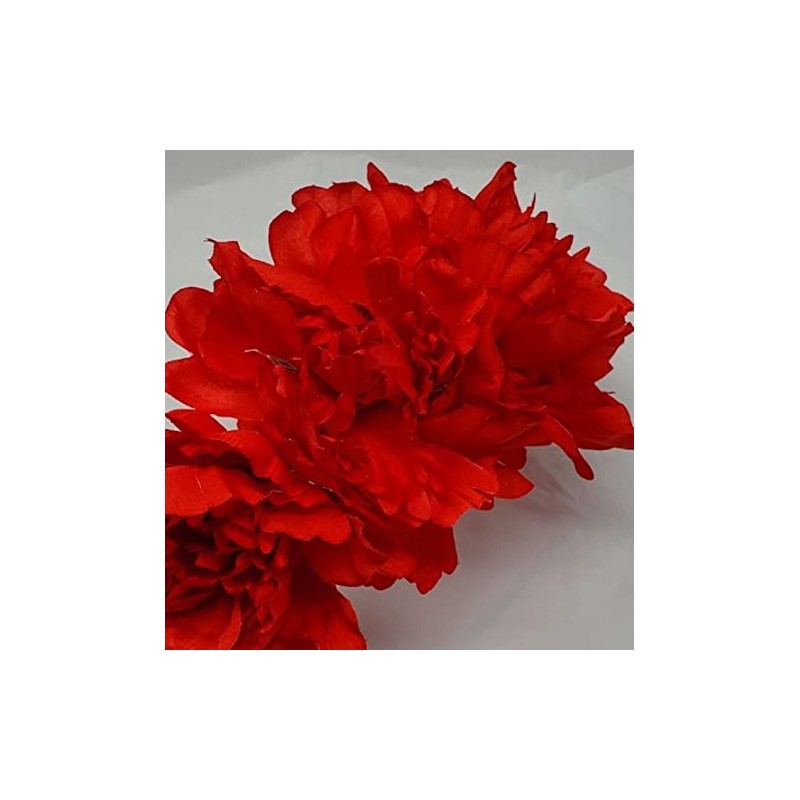 Ukrainian Red Color Flower Headband Vinok
