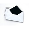 25 Mourning Envelopes C6 = 162 x 114 mm, Black