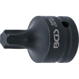 BGS 5565 | Impact Bit Socket | length 60 mm | 20 mm (3/4") drive | T-Star (for Torx) T65