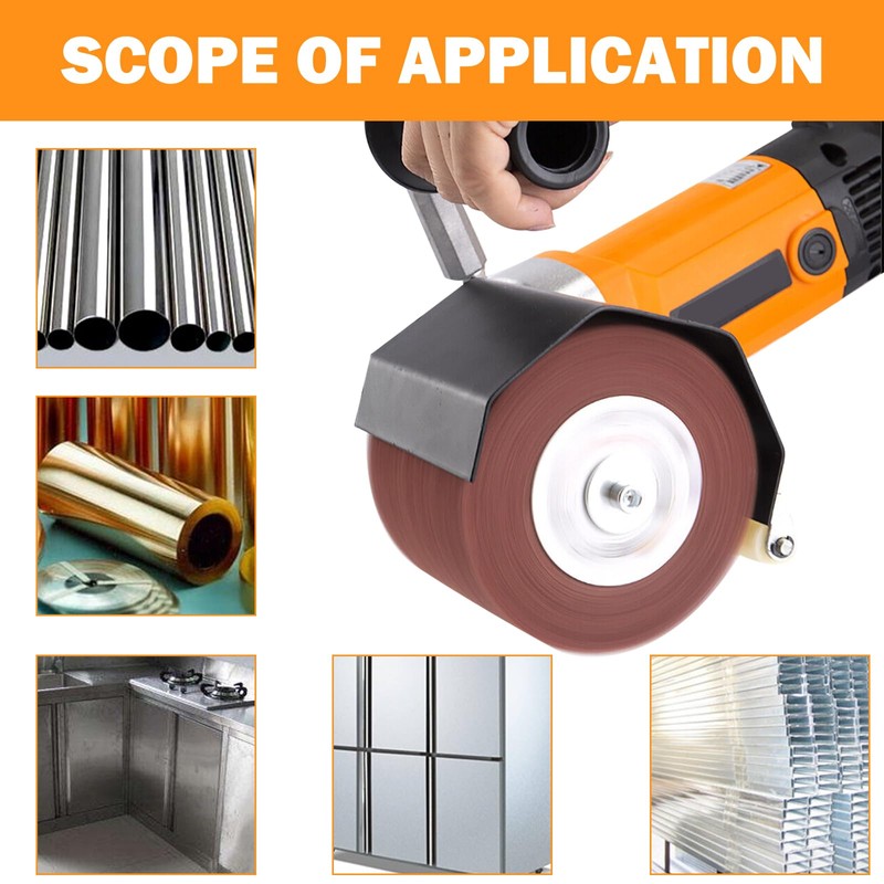 Nylon Brush: 80 Grit Sanding Brush Polishing Brush Sanding Roller