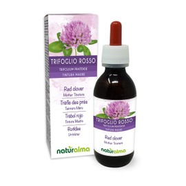 Red Clover or Meadow Clover (Trifolium Pratense) Herb with Flowers Alcohol-Free Mother Tincture Naturalma Liquid Extract Drops 120 ml Dietary Supplement Vegan
