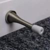 Everbilt 4 inch Chrome Spring Door Stop Door Bumper with