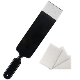 NEWISHTOOL Long Reach Auto Bulldozer Squeegee, Mini Paddle Scrubber for Window Tint Film Installing and Vehicle Windshield/Rear Window Glass Cleaning, 1 PC Bulldozer Tint Tool and 3 PCS Scrub Pads