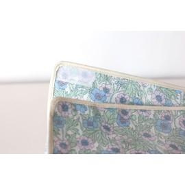 DDintex FLORET LONDON Tissue Cover, Flanders Linen Clement, Blue, 9.8 x 4.7 x 2.6 inches (25 x 12 x 6.5 cm) [With Liberty Print]
