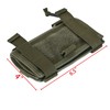 Tactical Arm Sleeve Map Pouch Case Documets Holder Wrist Case