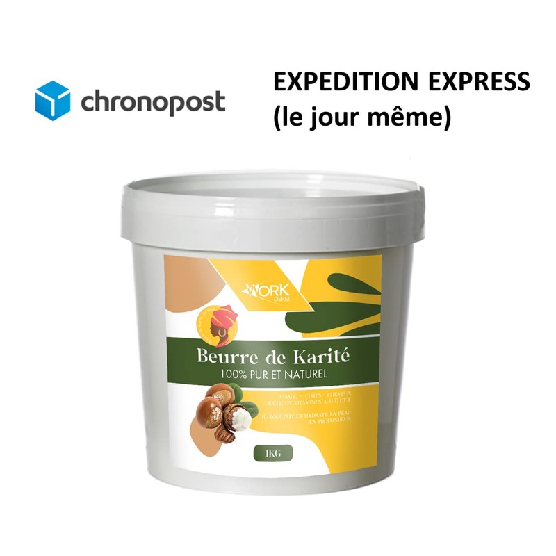Sheabutter, 100 % rein und natürlich, ohne Zusatzstoffe, unraffiniert (1