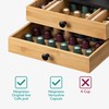 Navaris Bamboo Coffee Pod Drawer Organizer - Capsule Storage Holder