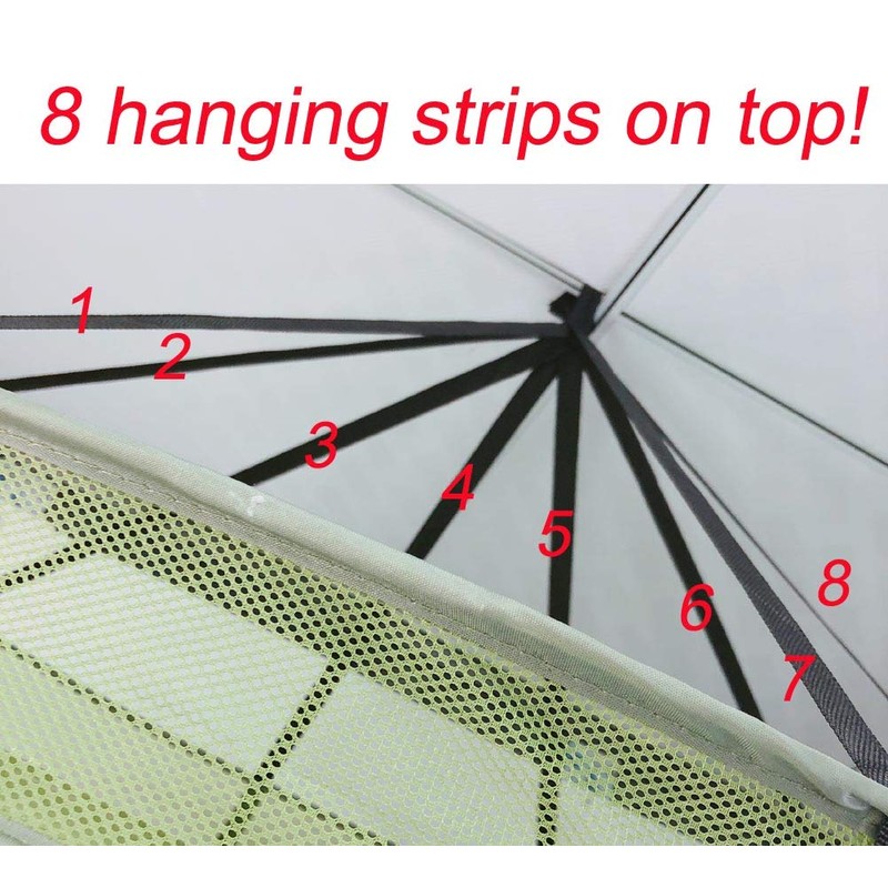 HORTIPOTS Herb Drying Rack 3 ft Hanging Dry Net 36